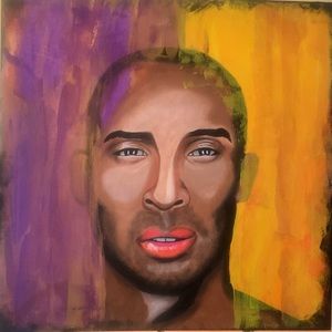 Kobe bryant painting